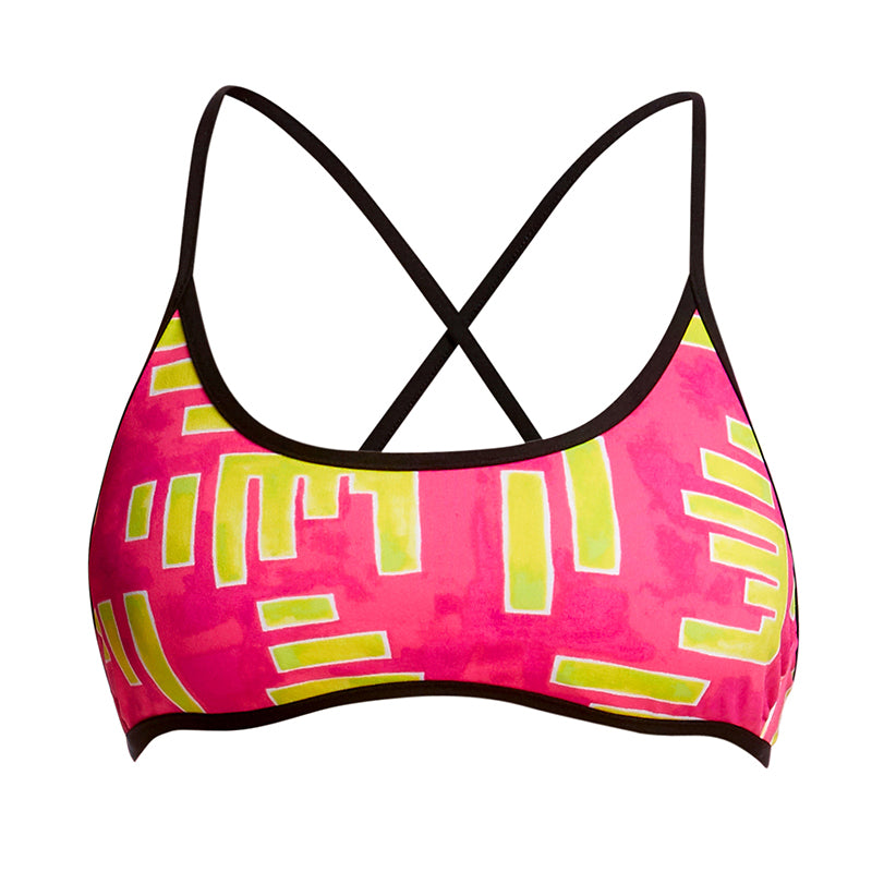 Funkita - Bar Bar - Ladies Cross Back Tie Back Bikini Top