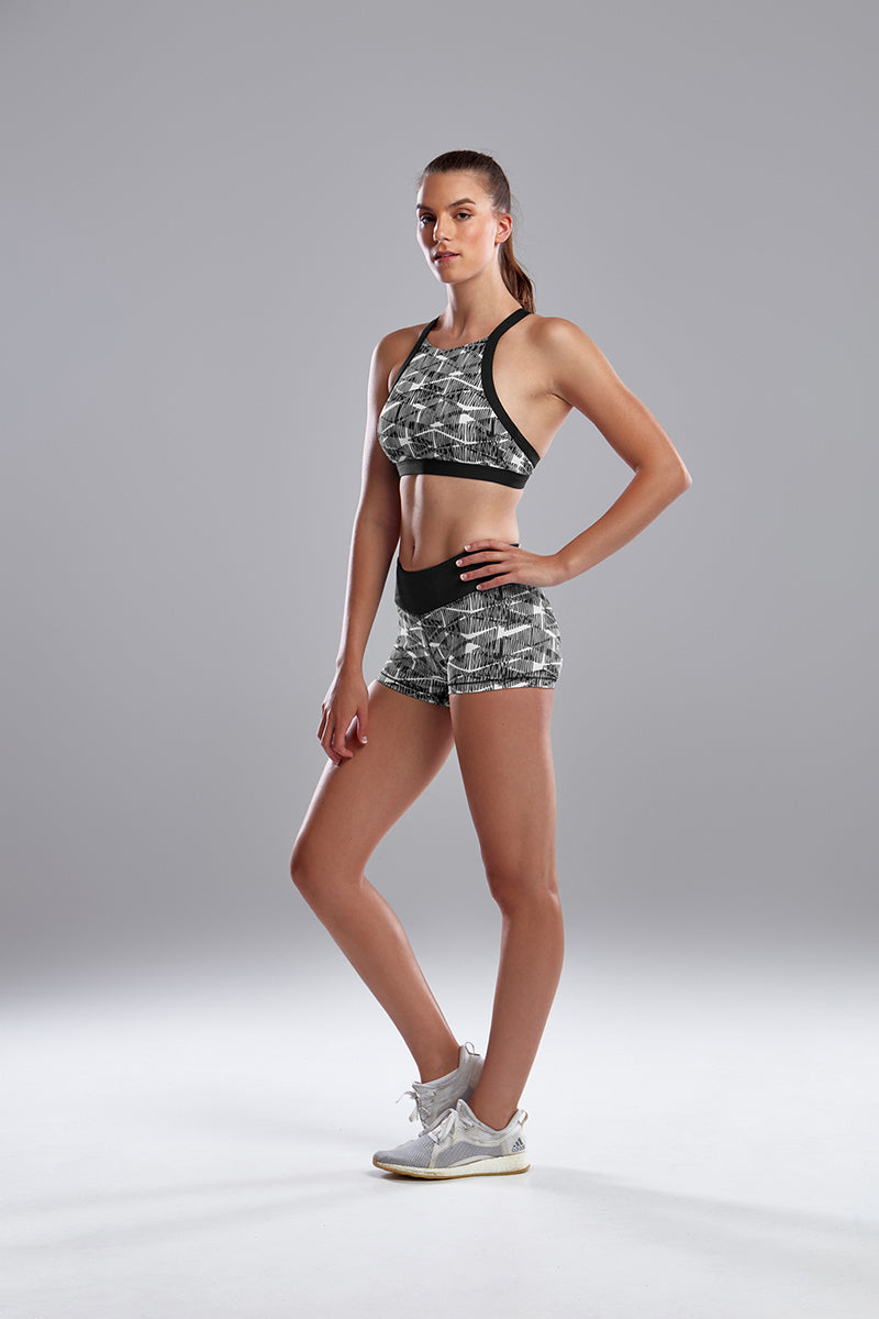 Funkita - Bar Tack - Ladies High Neck Crop Top