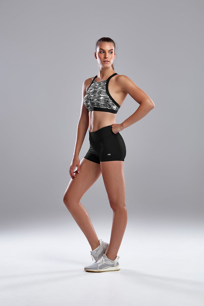 Funkita - Bar Tack - Ladies High Neck Crop Top