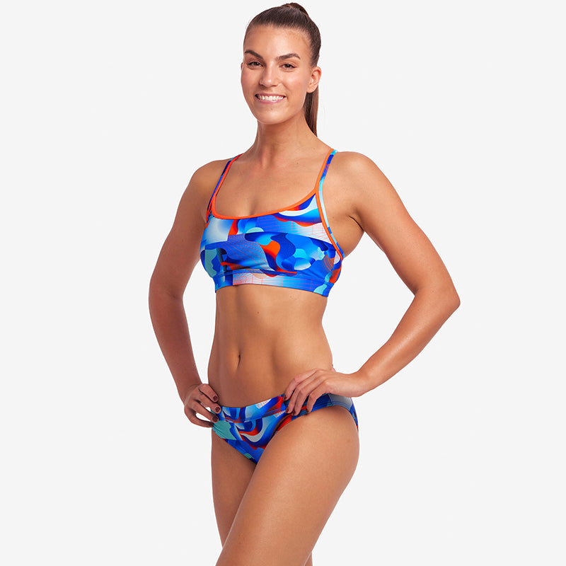 Funkita - Battle Blue - Ladies Sports Top