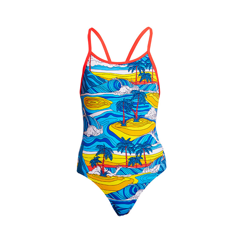 Funkita - Beach Bum - Girls Eco Diamond Back One Piece