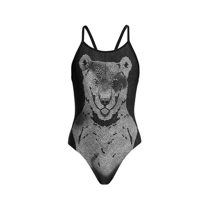 Funkita - Bear Bum - Girls Diamond Back One Piece