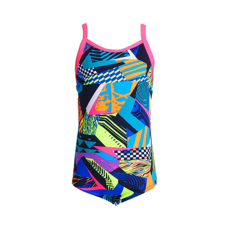 Funkita - Bel Air Beats - Toddler Girls Printed One Piece