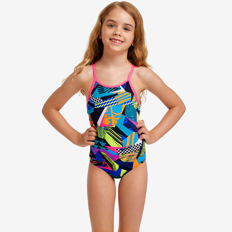 Funkita - Bel Air Beats - Toddler Girls Printed One Piece