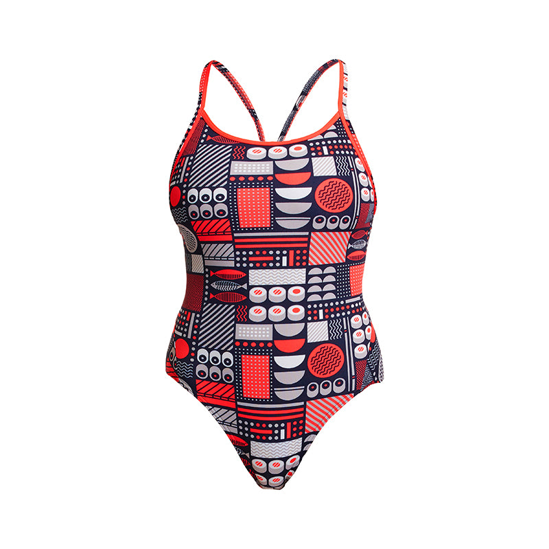 Funkita - Bento Box - Ladies Diamond Back One Piece