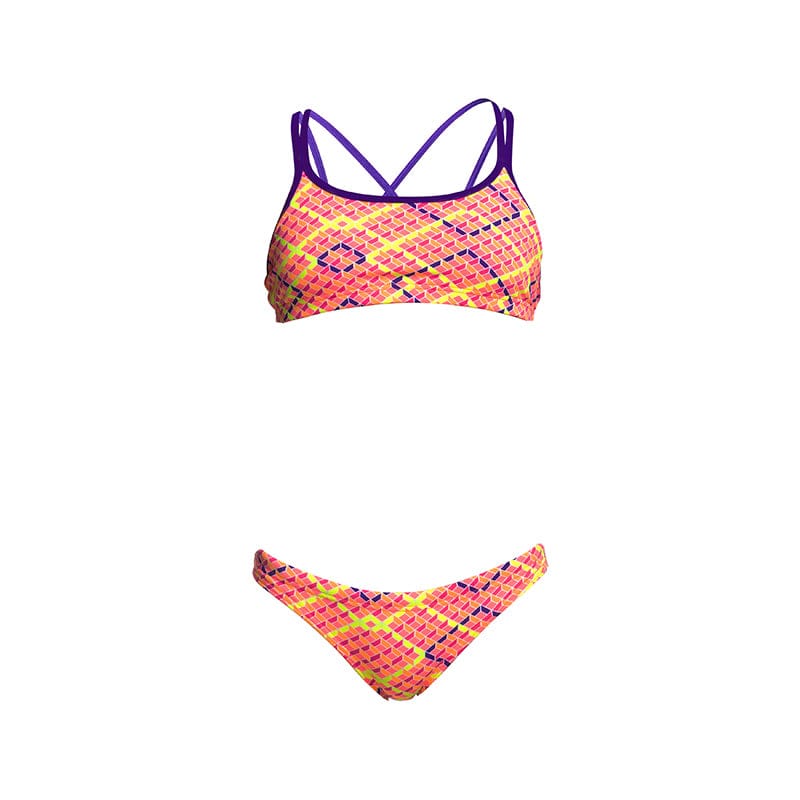 Funkita - Best Cellar - Girls Criss Cross Two Piece