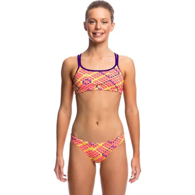 Funkita - Best Cellar - Girls Criss Cross Two Piece
