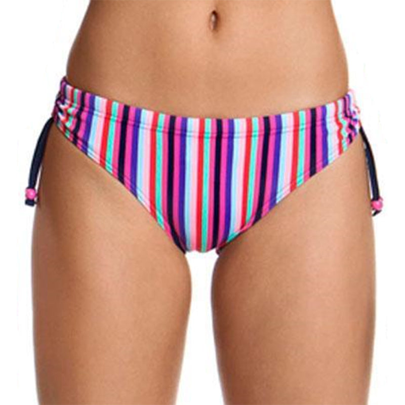 Funkita - Colour Love - Ladies Tie Detail Brief - Aqua Swim Supplies