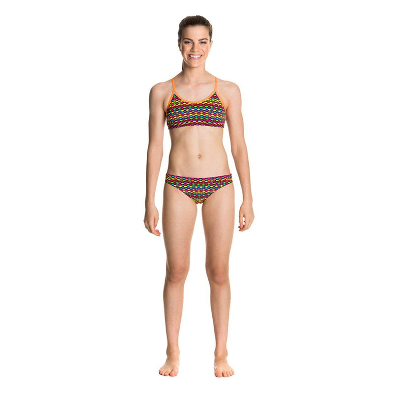 Funkita - Colour Cubes - Girls Racerback Two Piece