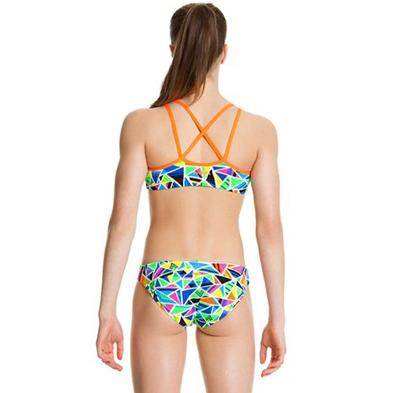 Funkita - Crazy Cracks - Girls Criss Cross Two Piece