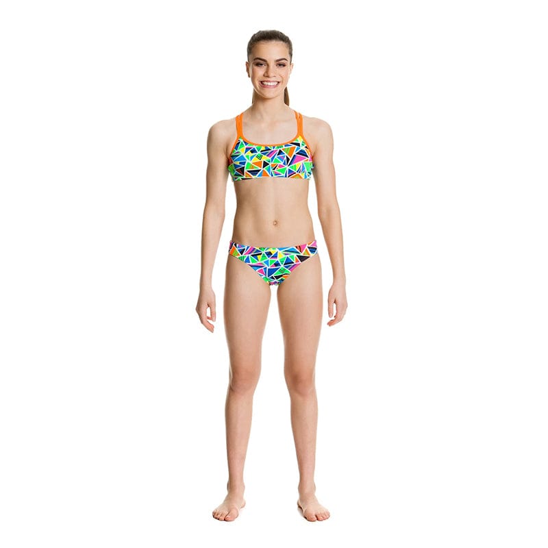 Funkita - Crazy Cracks - Girls Criss Cross Two Piece