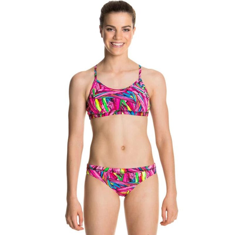 Funkita - Crystal Clash - Girls Racerback Two Piece