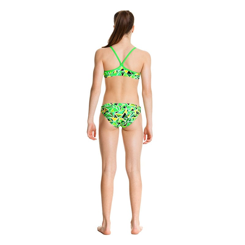 Funkita - Fluro Fracture - Girls Racerback Two Piece