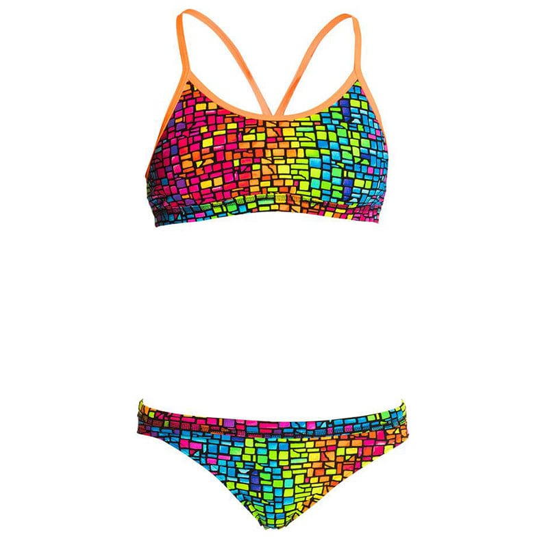 Funkita - Mosaic Magic - Girls Racerback Two Piece