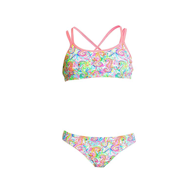 Funkita - Sea Queens - Girls Criss Cross Two Piece