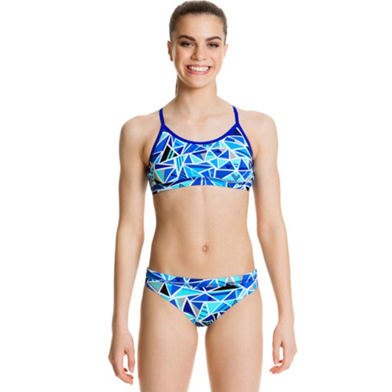 Funkita - Shattered - Girls Racerback Two Piece