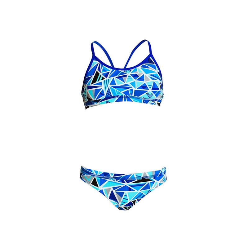 Funkita - Shattered - Girls Racerback Two Piece