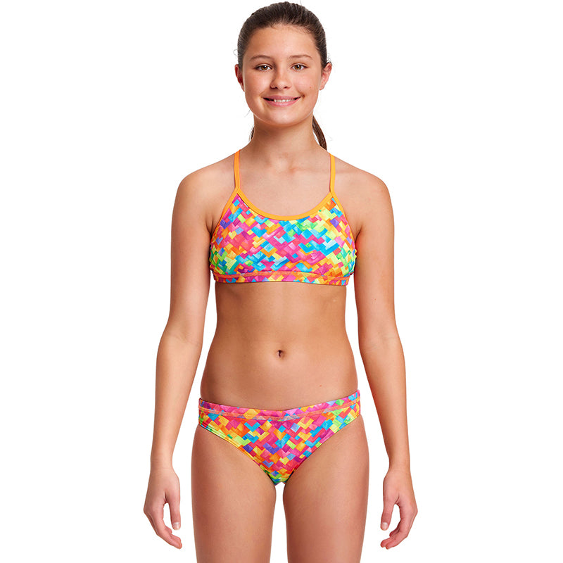 Funkita - Stroke Rate - Girls Racerback Two Piece