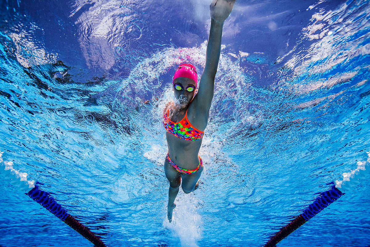 Funkita - Stroke Rate - Girls Racerback Two Piece