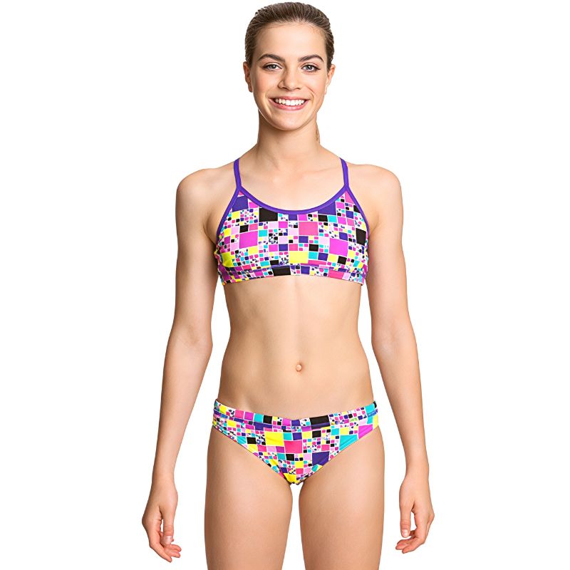 Funkita - Sugar Cube - Girls Racerback Two Piece