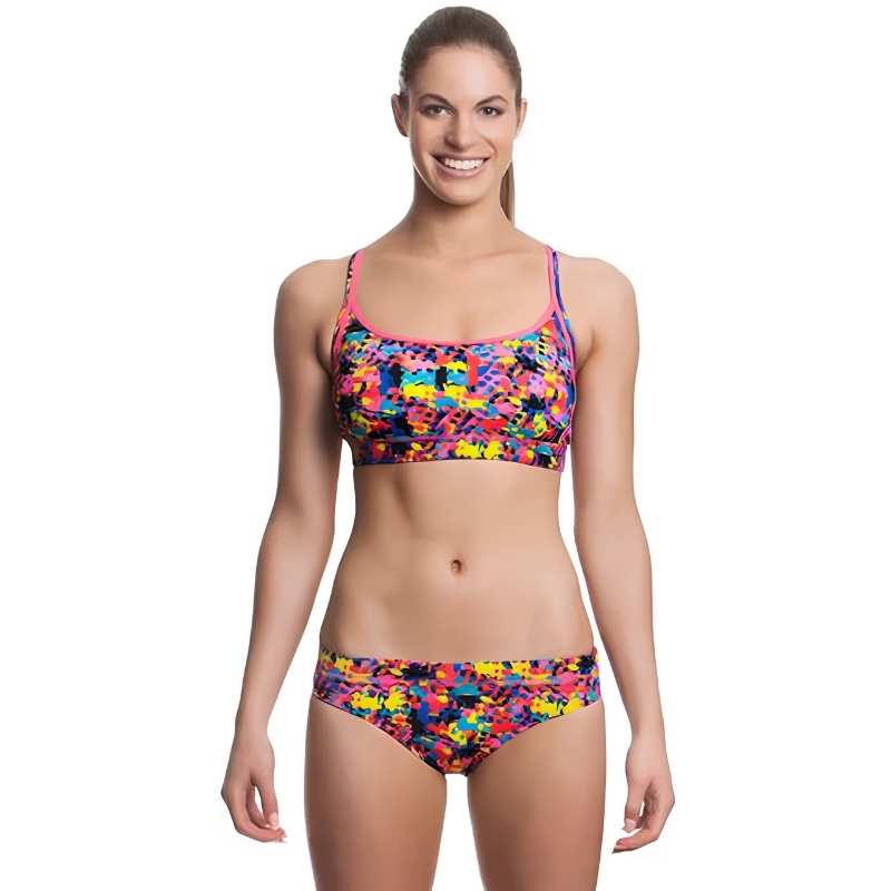 Funkita - Paintballs - Ladies Sports Brief - Aqua Swim Supplies
