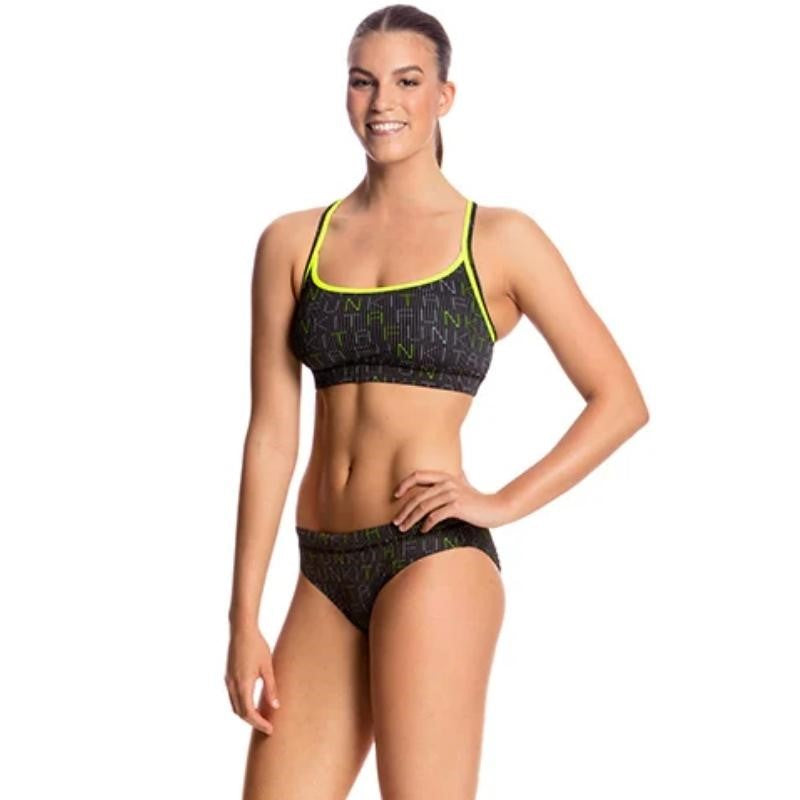 Funkita - Binary Babe - Ladies Bikini Sports Top