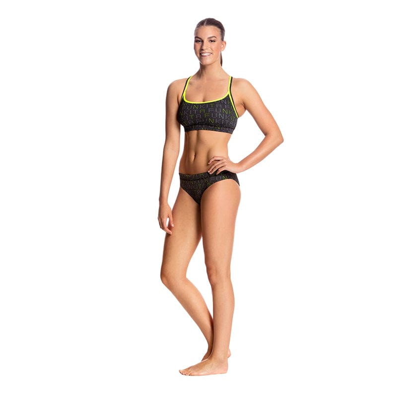 Funkita - Binary Babe - Ladies Bikini Sports Top