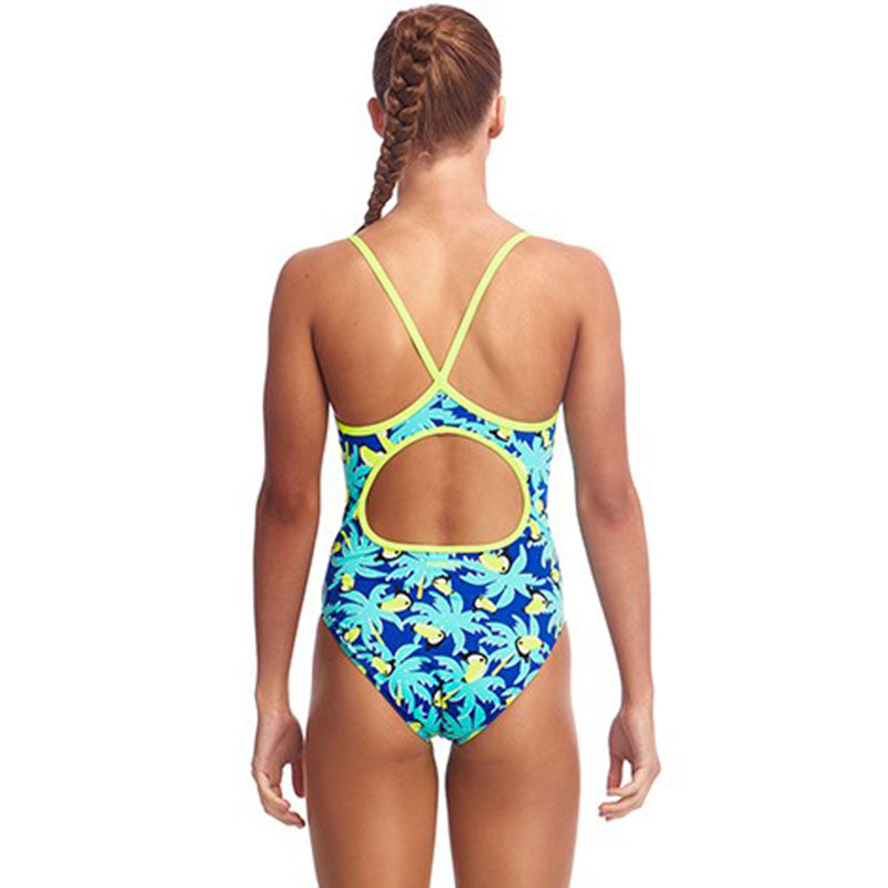 Funkita - Bird Brain - Girls Eco Diamond Back One Piece