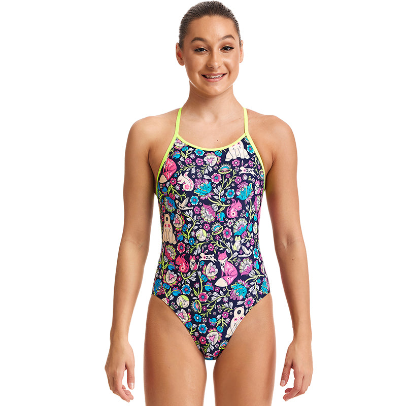 Funkita - Birds and Bees - Girls Diamond Back One Piece