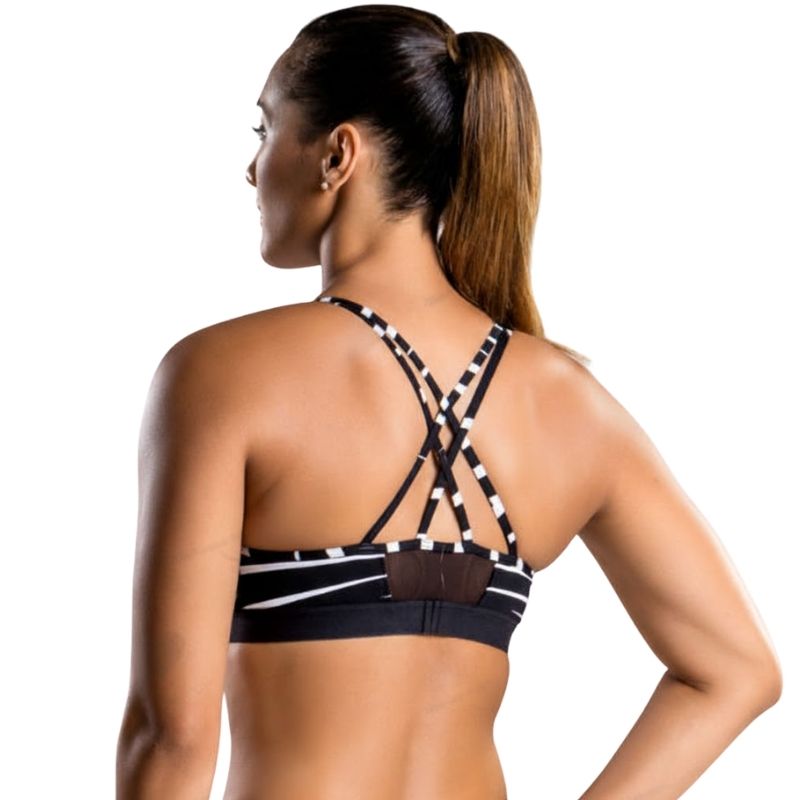 Funkita - Black Bondage - Ladies Active Crop Top