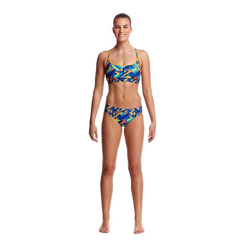 Funkita - Boarded Up - Ladies Bikini Sports Top