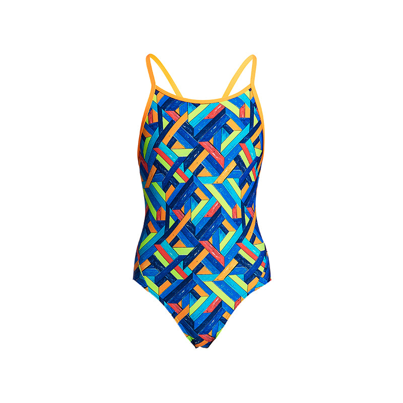Funkita - Boarded Up - Girls Diamond Back One Piece