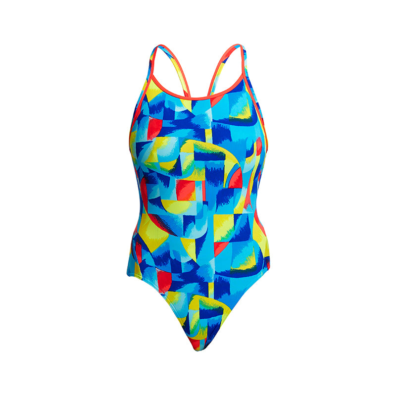 Funkita - Brushed Up - Ladies Diamond Back One Piece