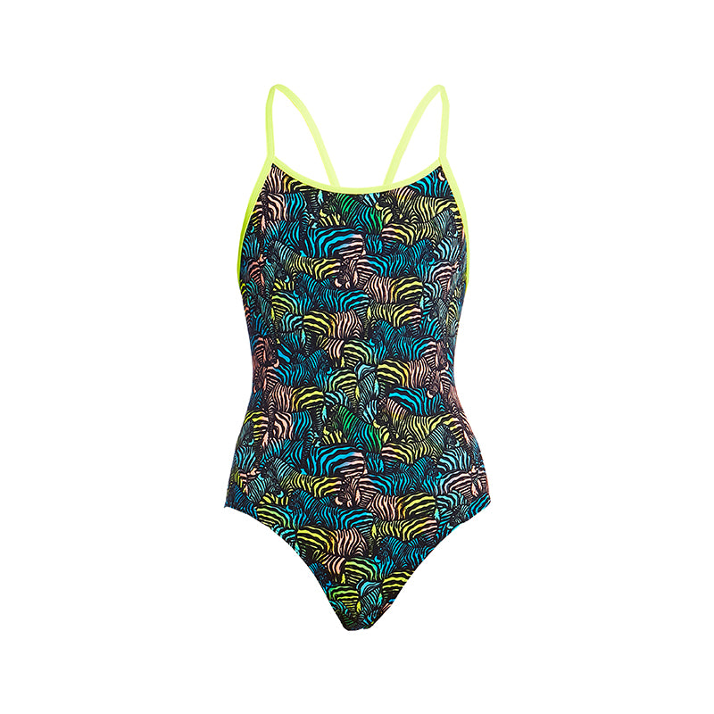 Funkita - Colour Run - Girls Eco Diamond Back One Piece