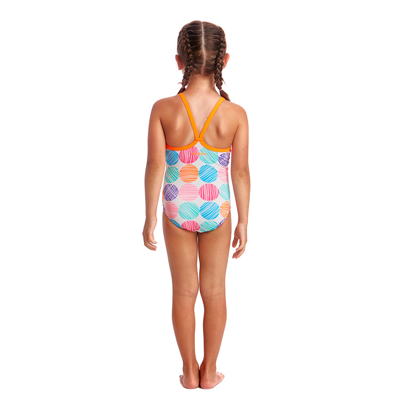 Funkita - Cotton Candy - Toddler Girls Printed One Piece