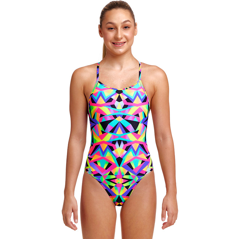 Funkita - Crystal Eyes - Girls Diamond Back One Piece