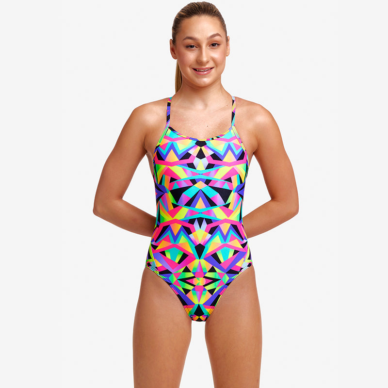 Funkita - Crystal Eyes - Girls Diamond Back One Piece