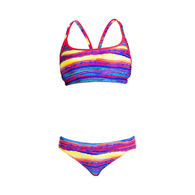 Funkita - Crystal Wave - Girls Racerback Two Piece