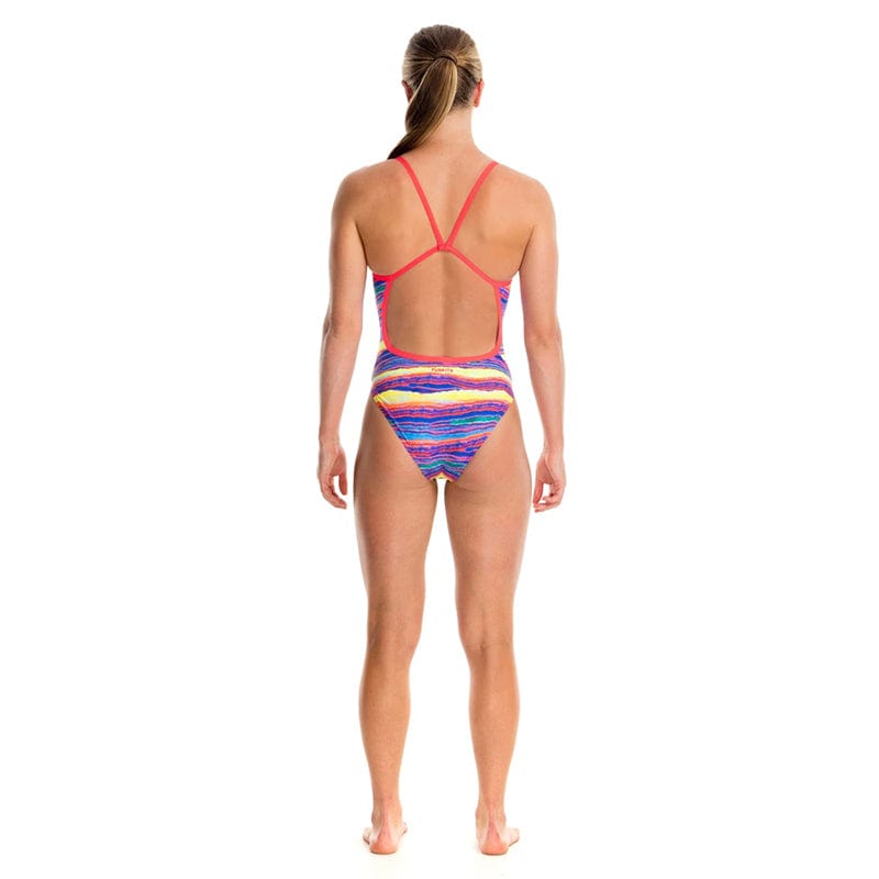 Funkita - Crystal Wave - Girls Single Strap One Piece