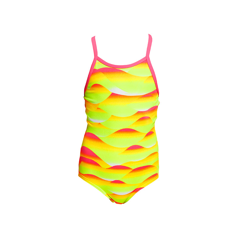 Funkita - Custard Tart - Toddler Girls Eco Printed One Piece