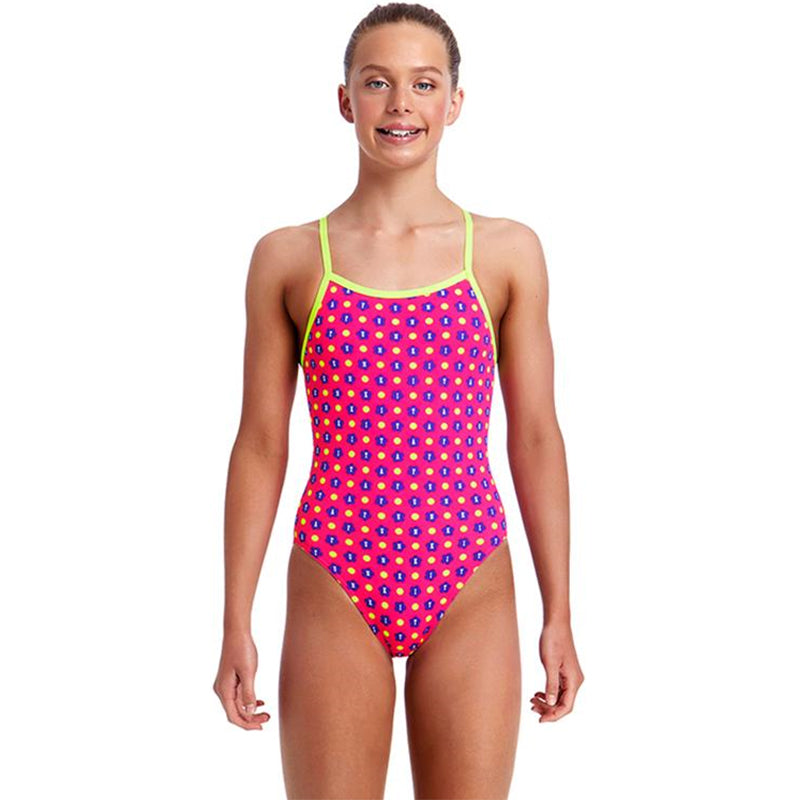 Funkita - Daisy Dots - Girls Single Strap One Piece