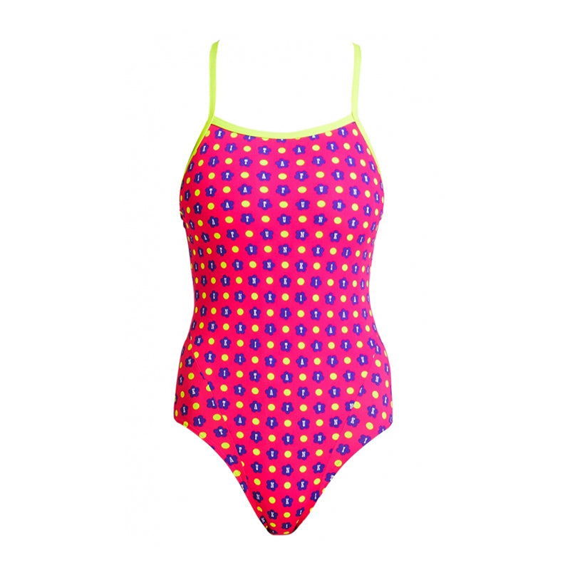 Funkita - Daisy Dots - Girls Single Strap One Piece