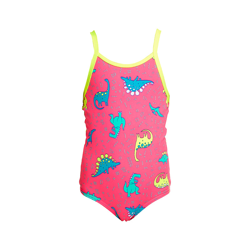 Funkita - Dancing Dino - Toddler Girls Printed One Piece