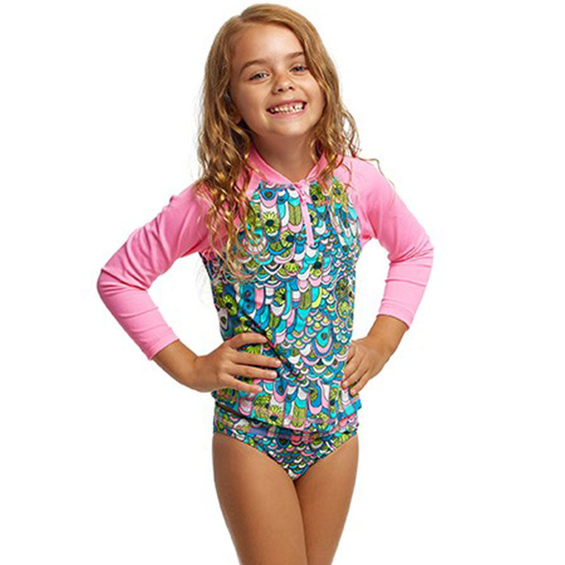 Funkita - Feather Fairy - Toddler Girls Zippy Rash Vest