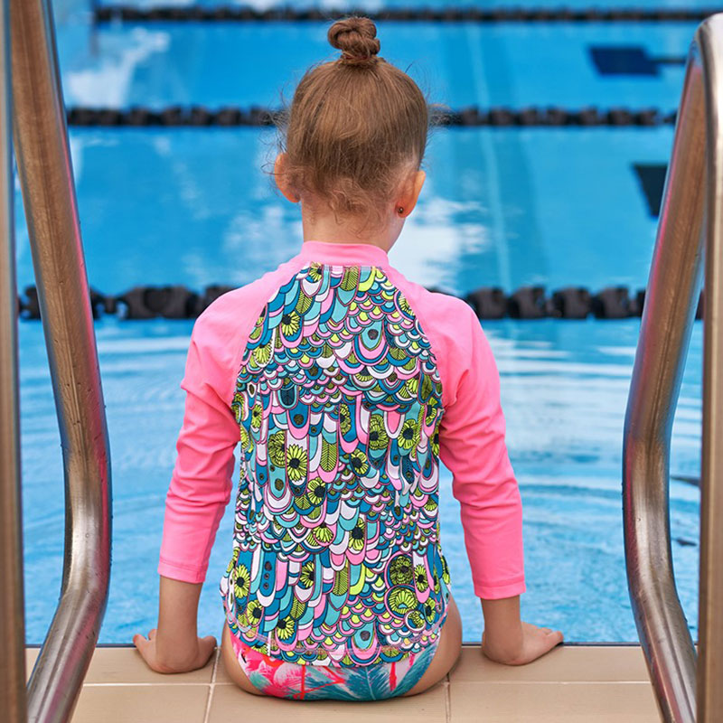 Funkita - Feather Fairy - Toddler Girls Zippy Rash Vest