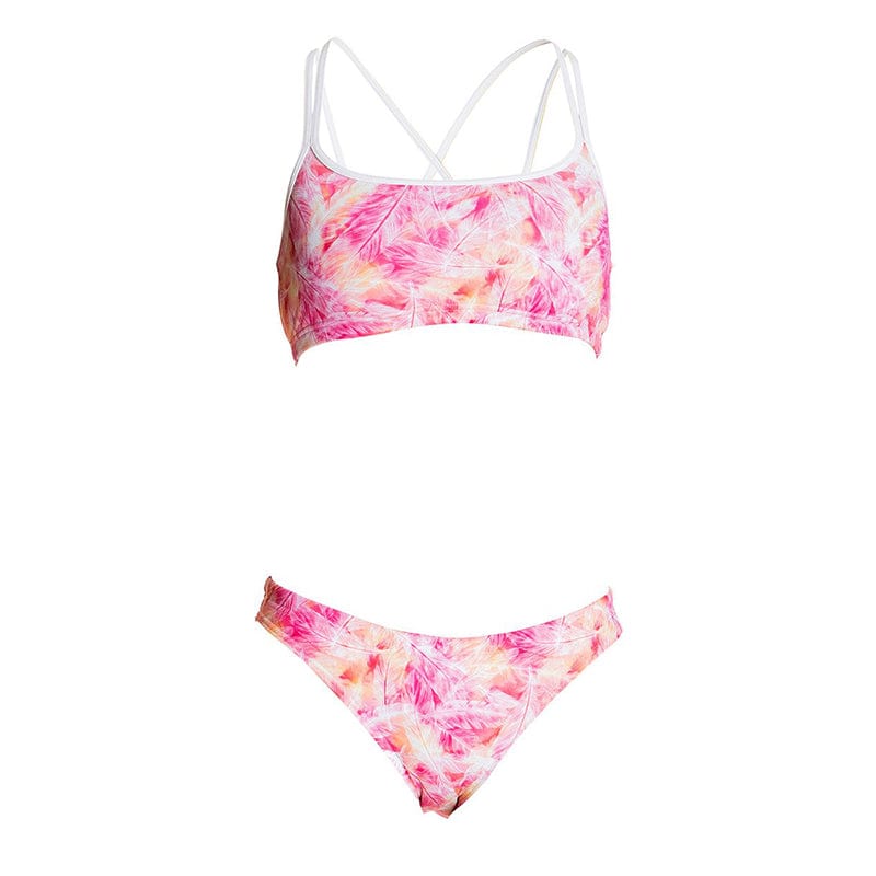 Funkita - Feather Fire - Girls Criss Cross Two Piece