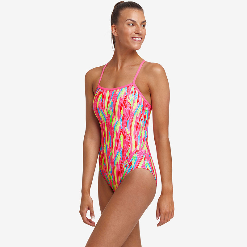 Funkita - Feather Flock - Ladies Eco Single Strap One Piece