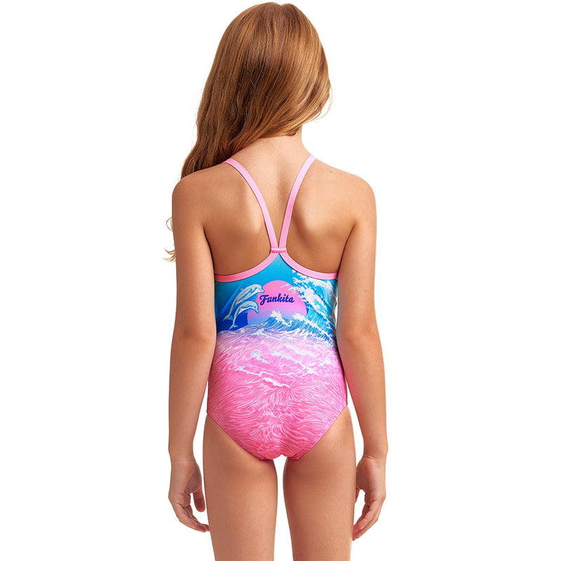 Funkita - Flying Flipper - Toddler Girls Printed One Piece