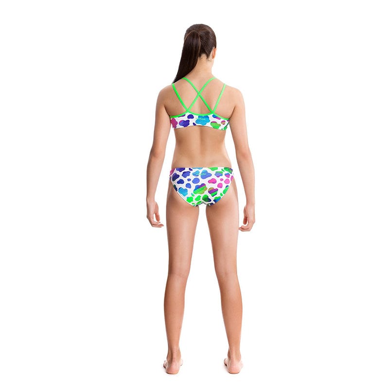Funkita - Blue Moo - Girls Criss Cross Two Piece