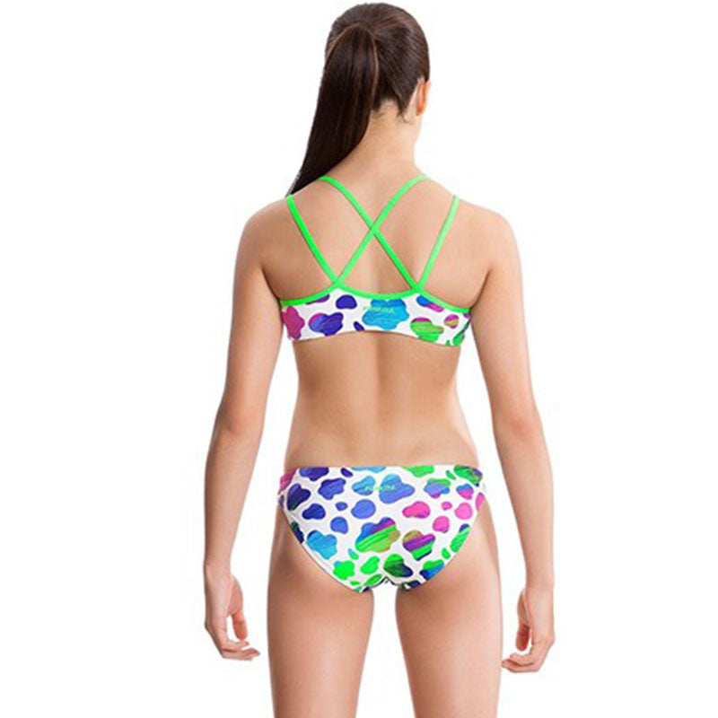 Funkita - Blue Moo - Girls Criss Cross Two Piece